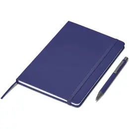 Hibiscus Notebook & Pen Set Navy
